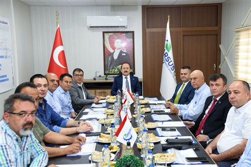 VALİ ALİ HAMZA PEHLİVAN BAŞKANLIĞINDA TARSUS OSB MÜTEŞEBBİS HEYET TOPLANTISI GERÇEKLEŞTİRİLDİ